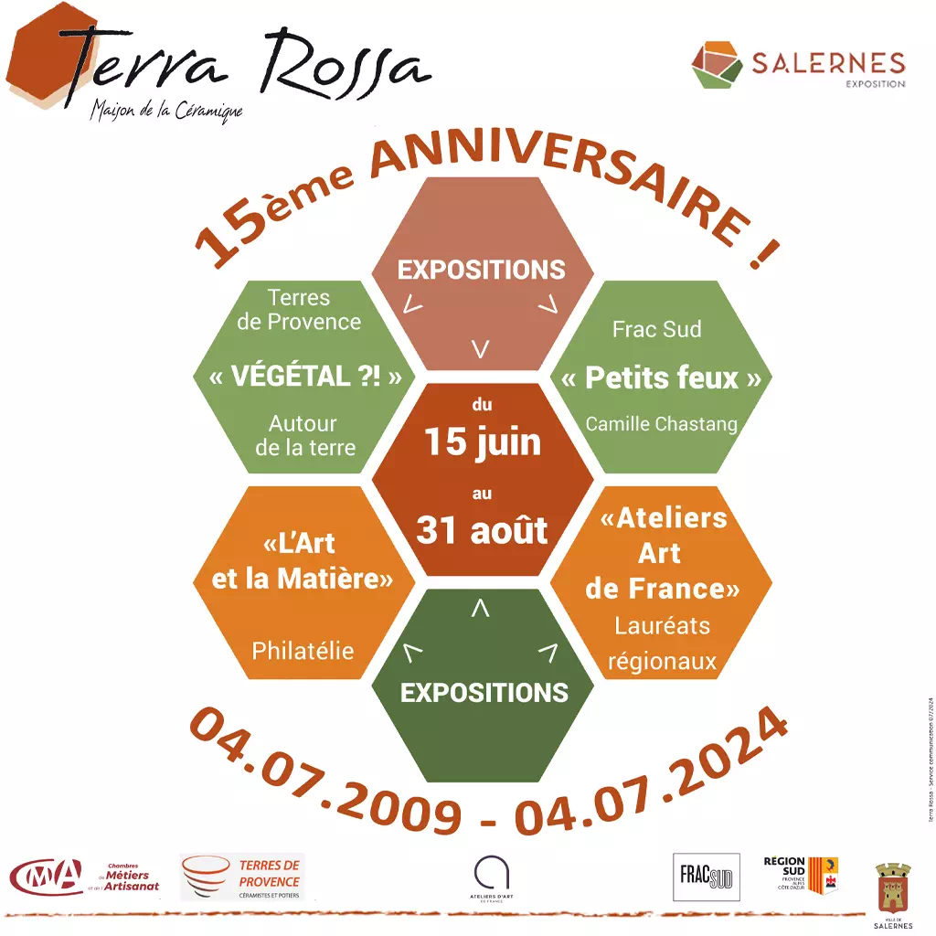 Affiche 15ème anniversaire de Terra Rossa